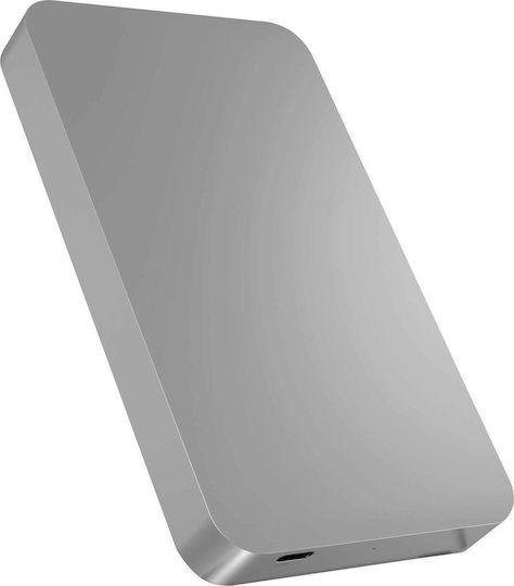 Icy Box Θήκη για Σκληρό Δίσκο 2.5" SATA III με σύνδεση USB 3.1 Type-C σε Ασημί χρώμα