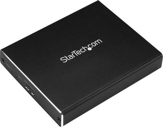 StarTech Θήκη για 2 Σκληρούς Δίσκους M.2 SATA III με σύνδεση USB 3.1