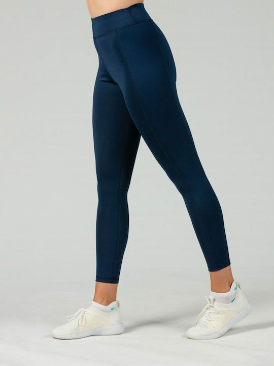 17-21107005 Training Women's Cropped Firming High Waist Leggings Ink 1721107005-Ink