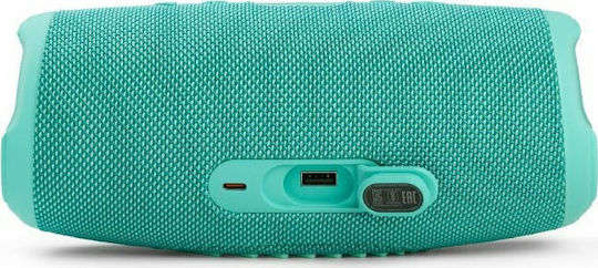 JBL Charge 5 Waterproof Bluetooth Speaker 40W with Battery Life up to 20 hours Turquoise