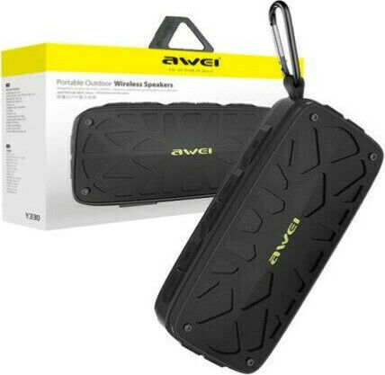 Awei Y330 Ηχείο Bluetooth 6W με Ραδιόφωνο και Διάρκεια Μπαταρίας έως 4 ώρες Μαύρο