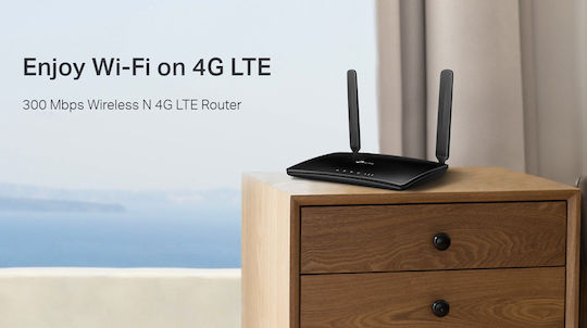 TP-LINK TL-MR6400 v5 Wireless 4G Router Wi‑Fi 4 with 3 Ports
