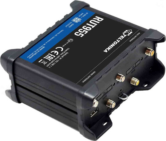 Teltonika RUT955 Безжичен 4G Мобилен Рутер Wi-Fi 5 - Wi-Fi 5 с 3 Порта Ethernet