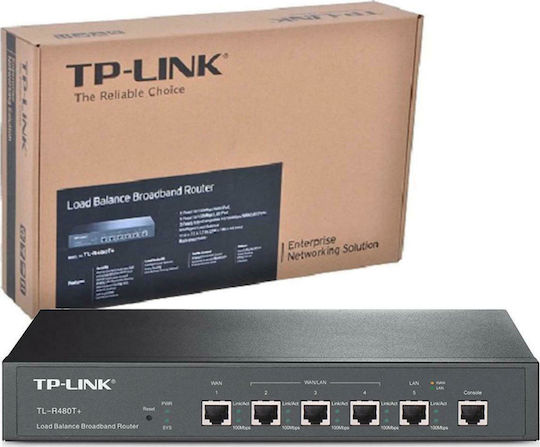 TP-LINK TL-R480T+ v9 Router με 4 Θύρες
