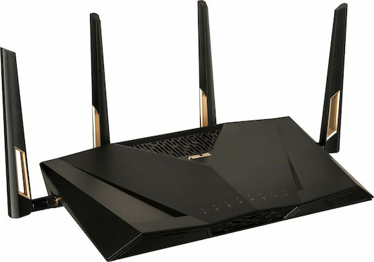 Asus RT-AX88U Wireless Router Wi-Fi 6 cu 8 Porturi Gigabit Ethernet