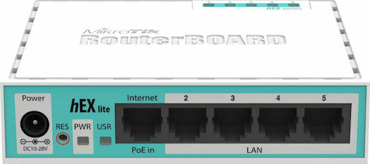 MikroTik hEX lite RB750r2 Router με 5 Θύρες