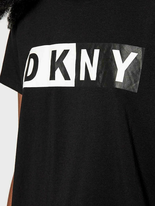 Logo Damen T-Shirt Schwarz