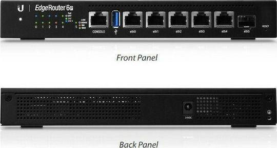 Ubiquiti EdgeRouter 6P Router με 5 Θύρες Gigabit