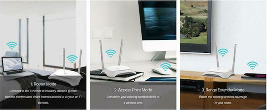 TP-LINK TL-WR840N Wireless Router Wi‑Fi 4 with 4 Ethernet Ports