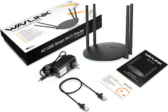 Wavlink WL-QUANTUM-D4G Ασύρματο Router Wi‑Fi 5 με 4 Θύρες Gigabit