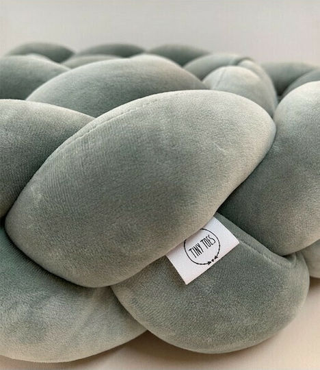 Tiny Toes Crib Bumpers Braided Inside White 16x200cm