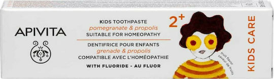 Apivita Kids Baby Toothpaste for 2+ Years with Pomegranate & Propolis Flavor 50ml