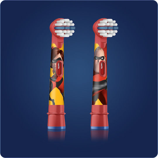 Oral-B Replacement Electric Toothbrush Heads Stages Power 2 Pieces For 3+ Years Incredibles