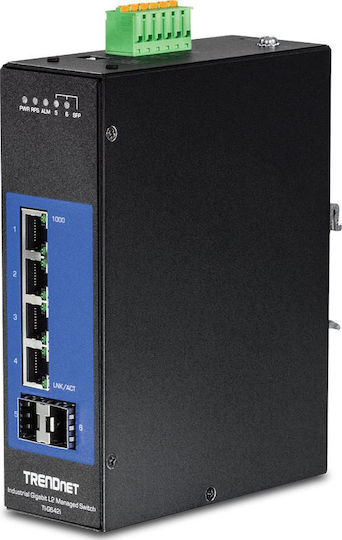 Trendnet Switch Βιομηχανικών Εγκαταστάσεων TI-G642I