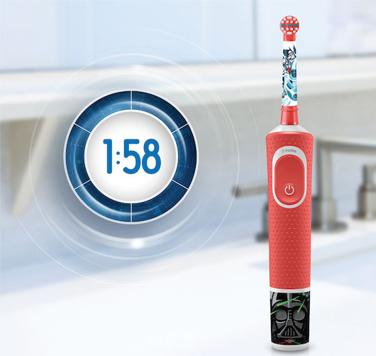 Oral-B Star Wars Darth Vader Children's Electric Toothbrush with Timer for 3+ Years