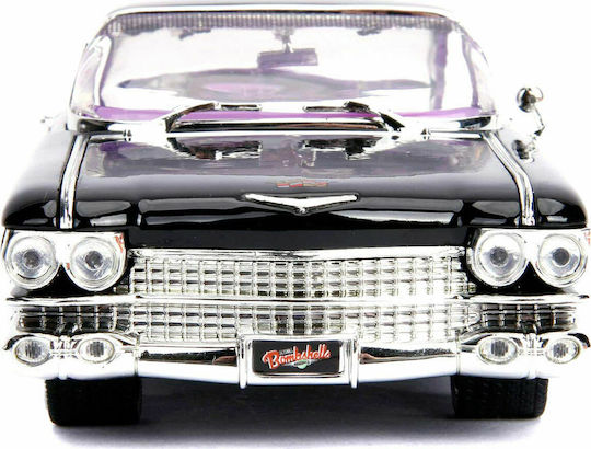 Jada Toys DC Comics: Catwoman Comics Bombshells - Catwoman Cadillac Coupe Deville 1959 Превозно Средство Реплика в Мащаб 1:24