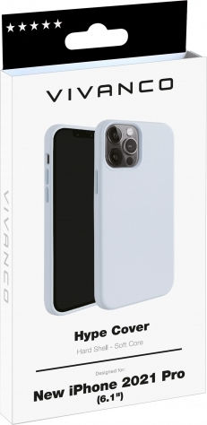 Vivanco Hype Cover Back Cover Σιλικόνης Sky Blue (iPhone 13 Pro)