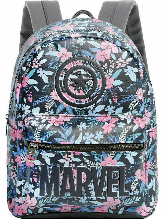 Karactermania Captain America Schulranzen Rucksack Grundschule, Grundschule Spring