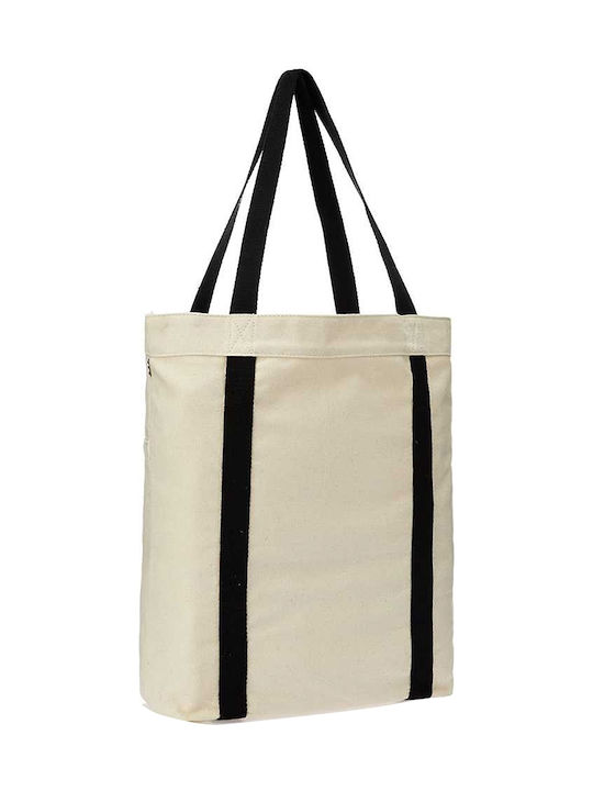 Vans Carry Me Away Fabric Shopping Bag In Beige Colour