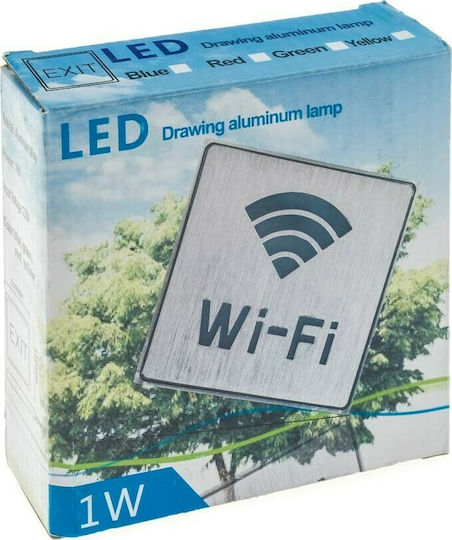 Schild Aluminium "WiFi" G095 1Stück