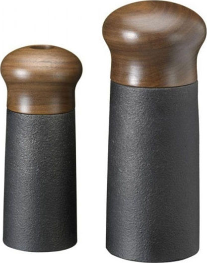 Skeppshult Set Manual Râșnițe Condimente Metal în Culoare Negru 15cm 1buc