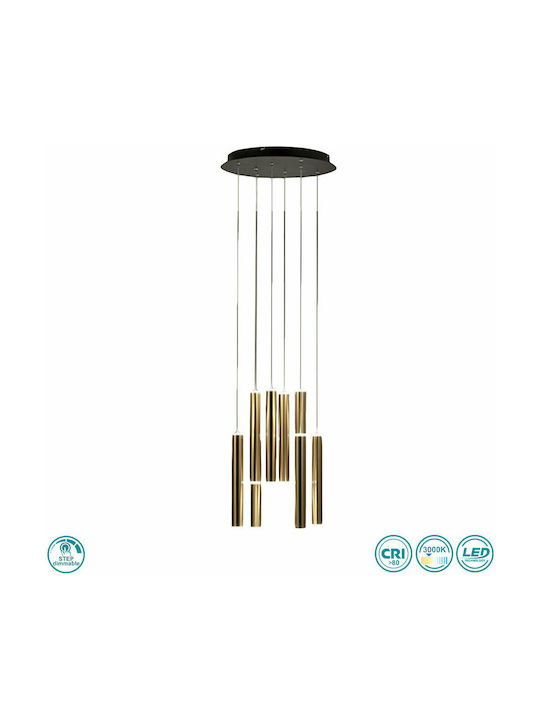 Fabas Luce Prado Pendant Light LED with Warm White Light Bronze