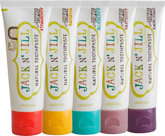 Jack n' Jill Baby Toothpaste For 6m+ With Berries Flavor Fluoride-Free 50gr
