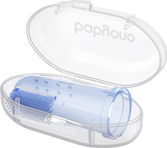Babyono Бебешка Четка За Зъби За Пръст За 0м+ Синя