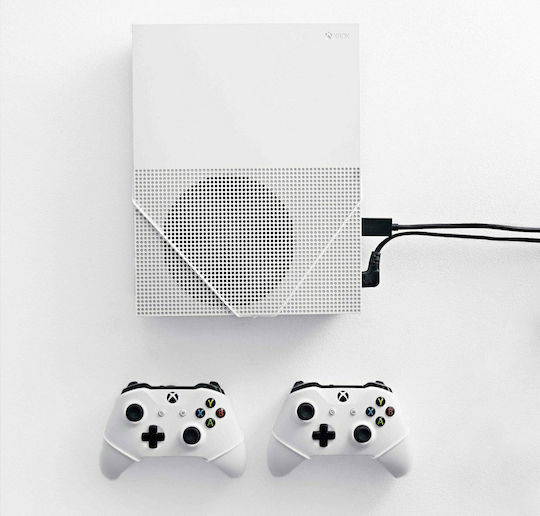 Floating Grip Wall Mounts Bundle Βάση Φόρτισης για 2 χειριστήρια XBOX One Λευκή 146W-161W-BU