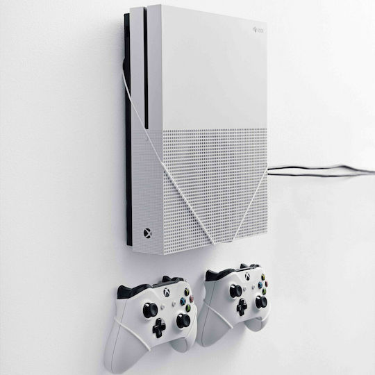 Floating Grip Wall Mounts Bundle Βάση Φόρτισης για 2 χειριστήρια XBOX One Λευκή 146W-161W-BU