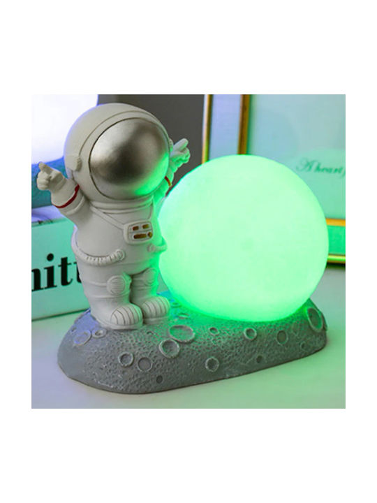 Decorative Lamp Astronaut Gray