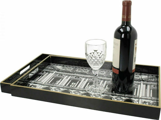 Zaros Ξύλινος Δίσκος Σερβιρίσματος 50x35x4cm 2τμχ