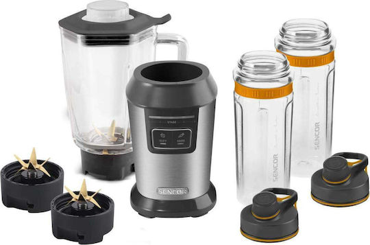 Sencor SBL 7550SS Μπλέντερ με Γυάλινη Κανάτα 900 ml 800W Inox