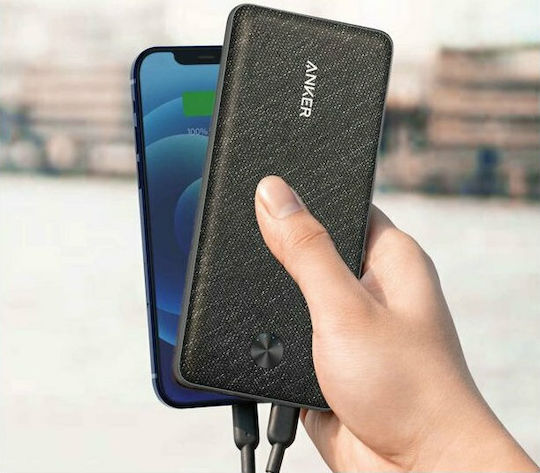 Anker Powercore III Sense 20000mAh mit 2 USB-A Anschlüssen und USB-C Anschluss Stromlieferung Schwarz