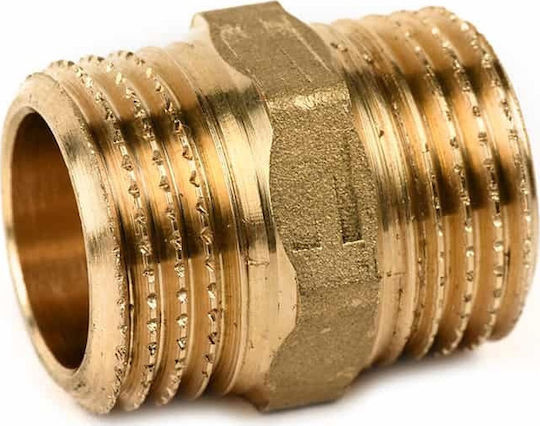 Bugatti ValvoSanitaria Male Pneumatic Fitting Brass 1/2" 50.8mm 1446