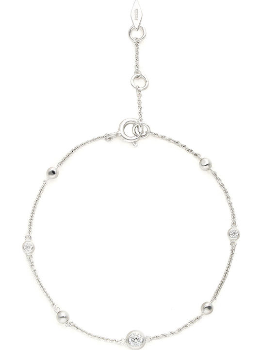 Fossil Glitz By The Yard Γυναικείο Βραχιόλι από Ασήμι Fossil Glitz By The Yard Γυναικείο Βραχιόλι από Ασήμι