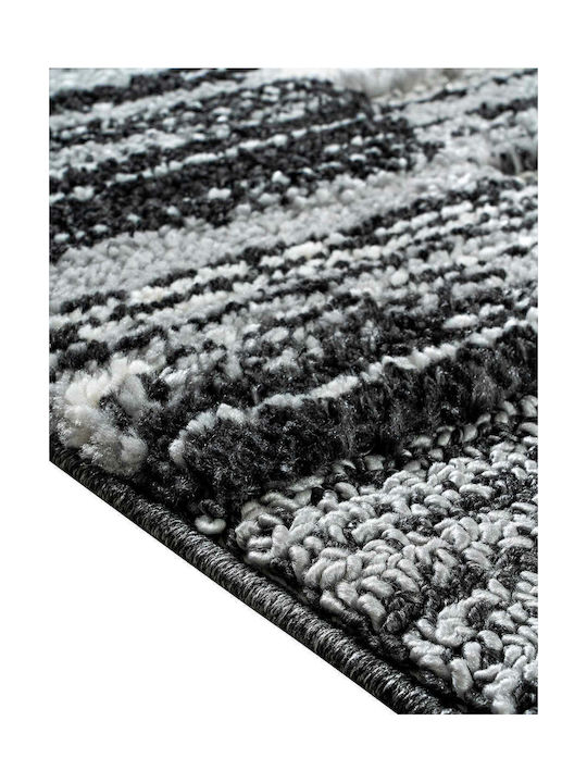 Madi Street Modern Bedroom Rugs Set Gray STREET-BED SET 3pcs