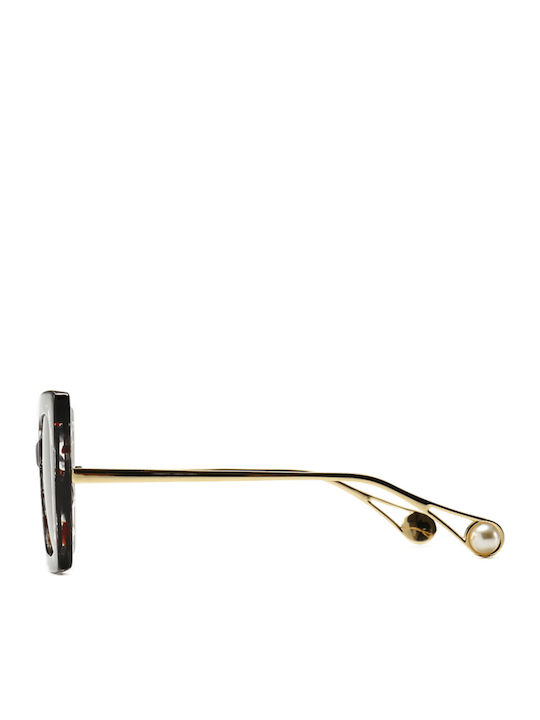 Martinez Florence Damen Sonnenbrille Brown