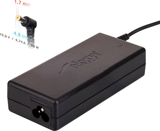 Akyga Laptop Charger 90W 19.0V 4.74A for HP without Power Cord