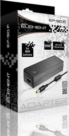 Element Φορτιστής Laptop 90W 20V 4.5A για Lenovo χωρίς Καλώδιο Τροφοδοσίας