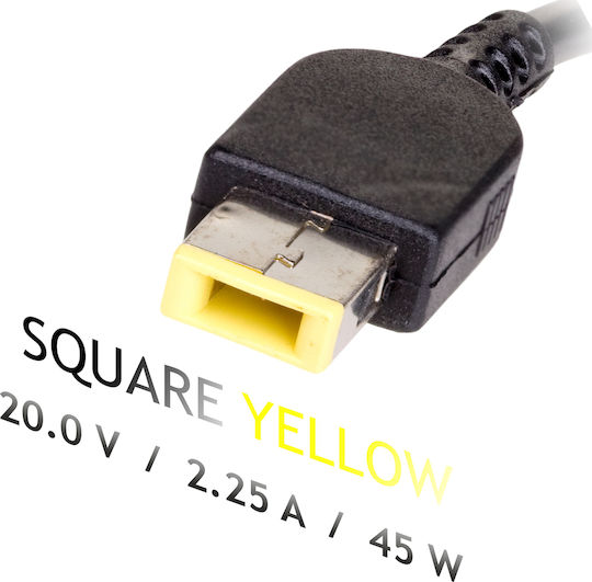 Akyga Universal Φορτιστής Laptop 45W 20V 2.25A χωρίς Καλώδιο Τροφοδοσίας