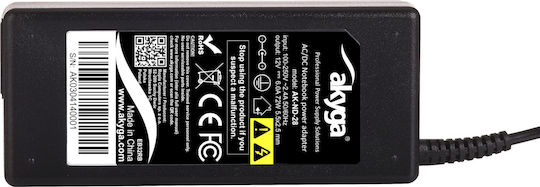 Akyga Universal Φορτιστής Laptop 72W 12.0V 6.0A χωρίς Καλώδιο Τροφοδοσίας