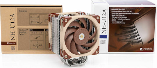 Noctua NH-U12A Dual Fan CPU Cooling for AM4/AM5/115x Socket Brown