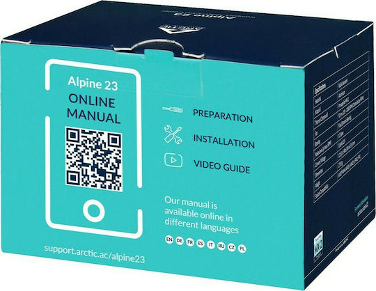 Arctic Alpine 23 CO Ψύκτρα Επεξεργαστή για Socket AM4/AM5 Λευκή
