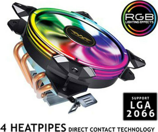 Armaggeddon AS2 Artic Storm 2 RGB R4 Ψύκτρα Επεξεργαστή για Socket 2066