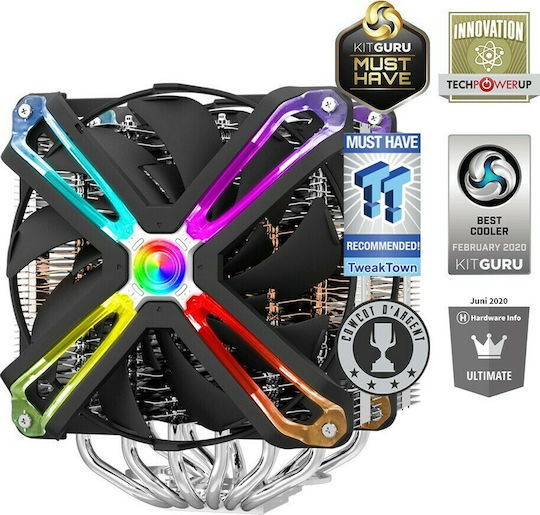 Zalman CNPS20X Dual Fan CPU Cooling with ARGB for AM4/115x Socket