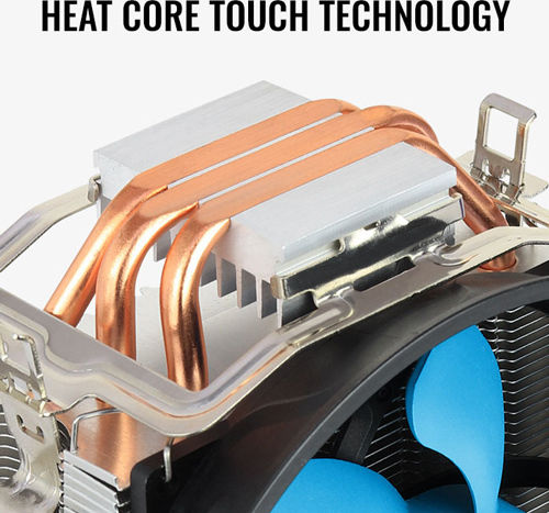 Aerocool Verkho 3 Plus Ψύκτρα Επεξεργαστή για Socket AM4/1200/115x/AM3/AM3+ Μπλε