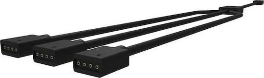 CoolerMaster LED-Verteiler/Verlängerungskabel 1-3 RGB-Verteilerkabel 0,58 m, schwarz (R4-ACCY-RGBS-R2) (R4-ACCY-RGBS-R2)