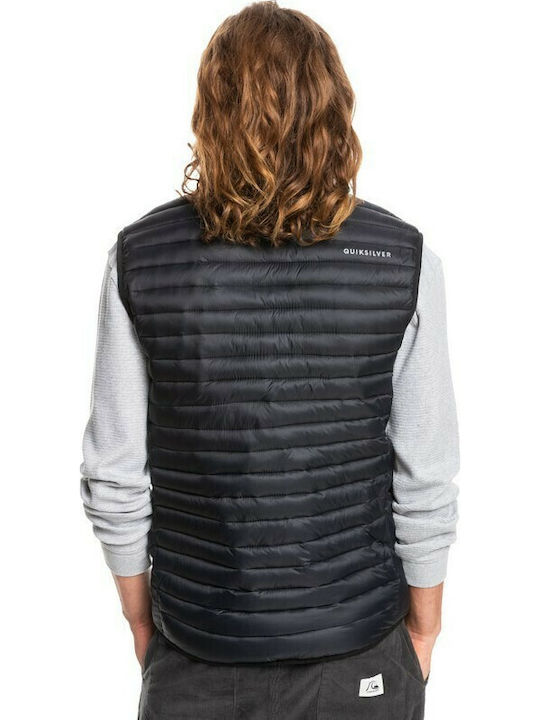 Scaly Ärmellos Jacke Puffer Schwarz