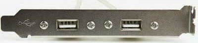 Cablexpert Port Bracket Dual USB Receptacles CCUSBRECEPTACLE